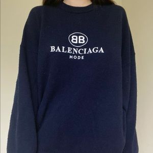 Balenciaga Mode Knitted Sweater NWOT